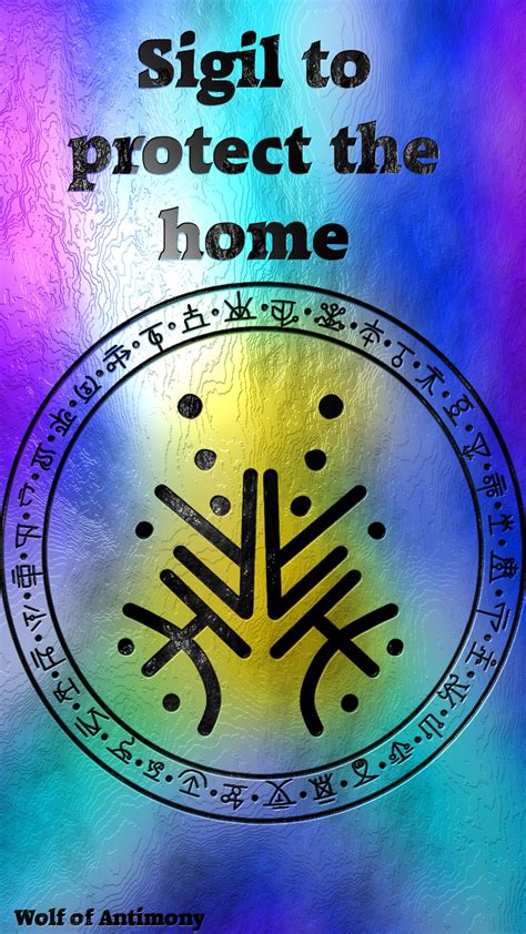 Home protection sigil